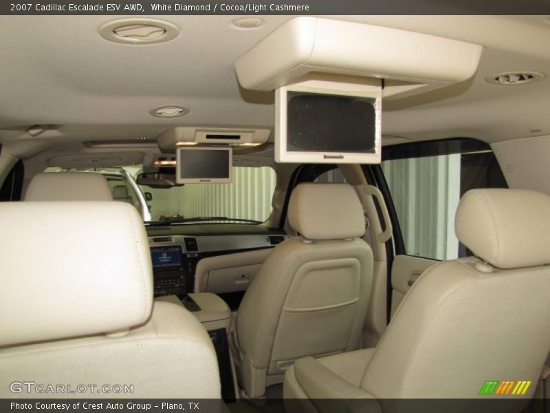 White Diamond / Cocoa/Light Cashmere 2007 Cadillac Escalade ESV AWD