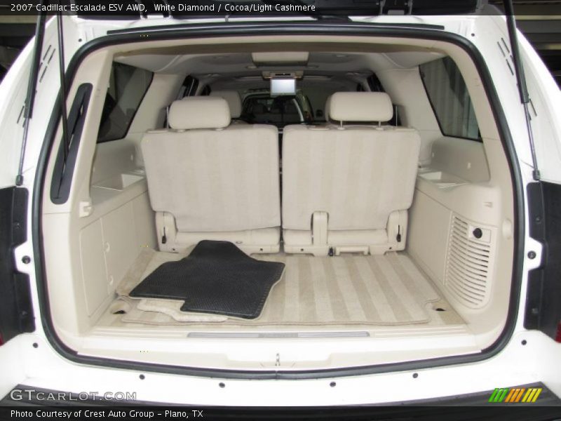 White Diamond / Cocoa/Light Cashmere 2007 Cadillac Escalade ESV AWD