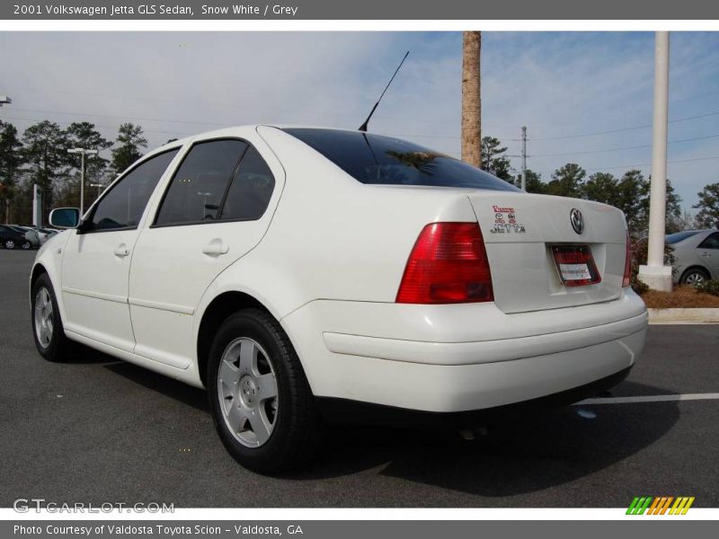 Snow White / Grey 2001 Volkswagen Jetta GLS Sedan