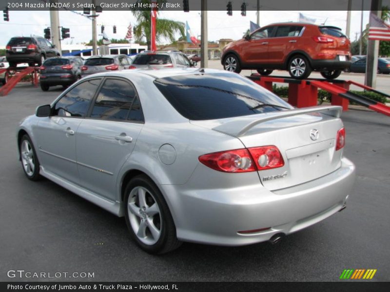 Glacier Silver Metallic / Black 2004 Mazda MAZDA6 s Sedan
