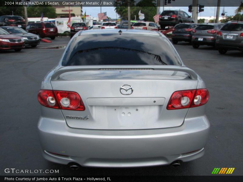 Glacier Silver Metallic / Black 2004 Mazda MAZDA6 s Sedan