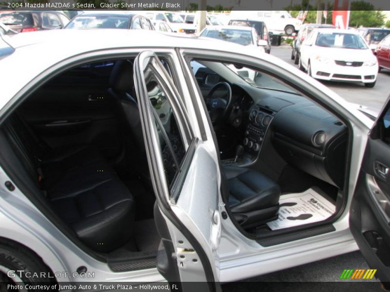 Glacier Silver Metallic / Black 2004 Mazda MAZDA6 s Sedan