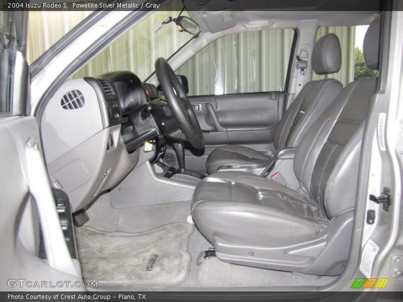  2004 Rodeo S Gray Interior
