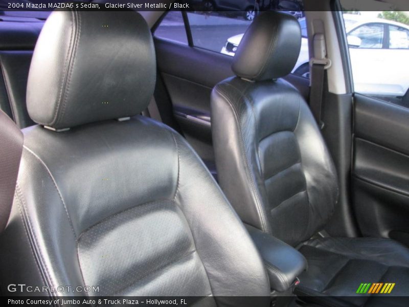 Glacier Silver Metallic / Black 2004 Mazda MAZDA6 s Sedan