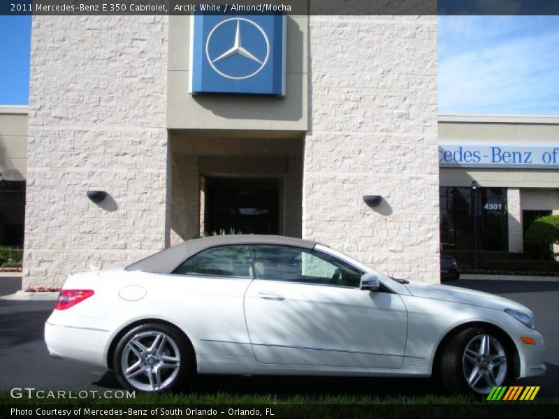Arctic White / Almond/Mocha 2011 Mercedes-Benz E 350 Cabriolet