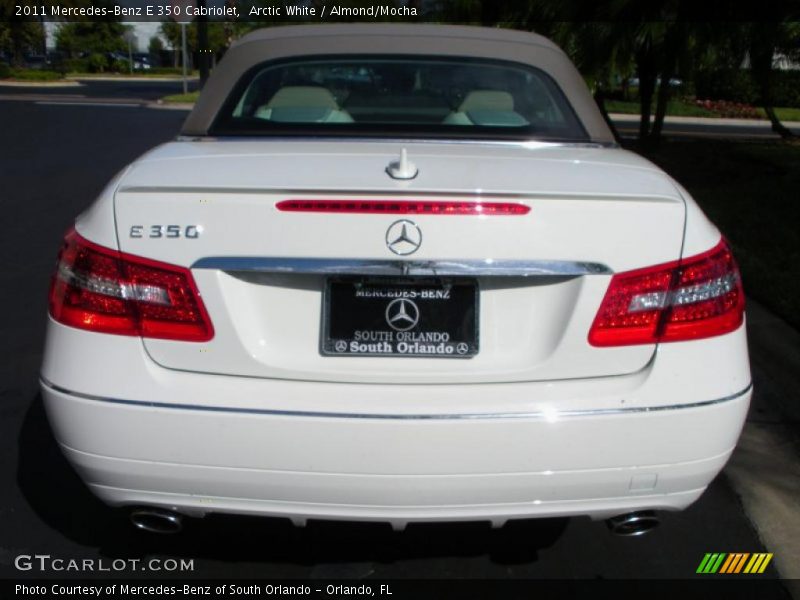 Arctic White / Almond/Mocha 2011 Mercedes-Benz E 350 Cabriolet