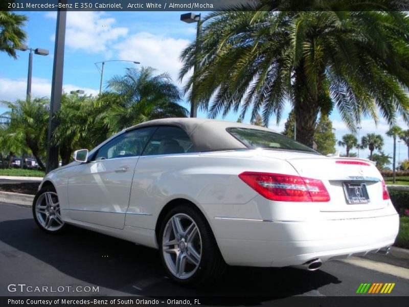 Arctic White / Almond/Mocha 2011 Mercedes-Benz E 350 Cabriolet