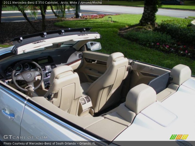 Arctic White / Almond/Mocha 2011 Mercedes-Benz E 350 Cabriolet