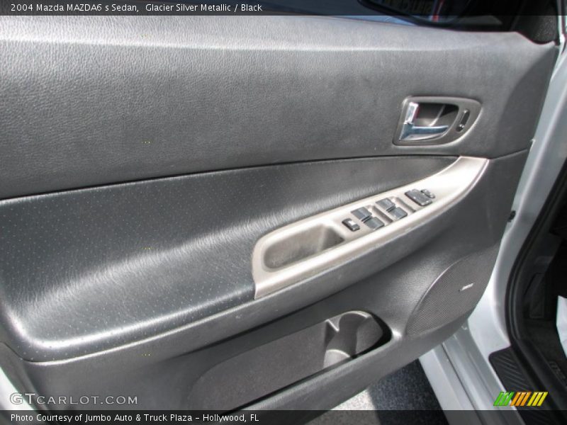 Glacier Silver Metallic / Black 2004 Mazda MAZDA6 s Sedan