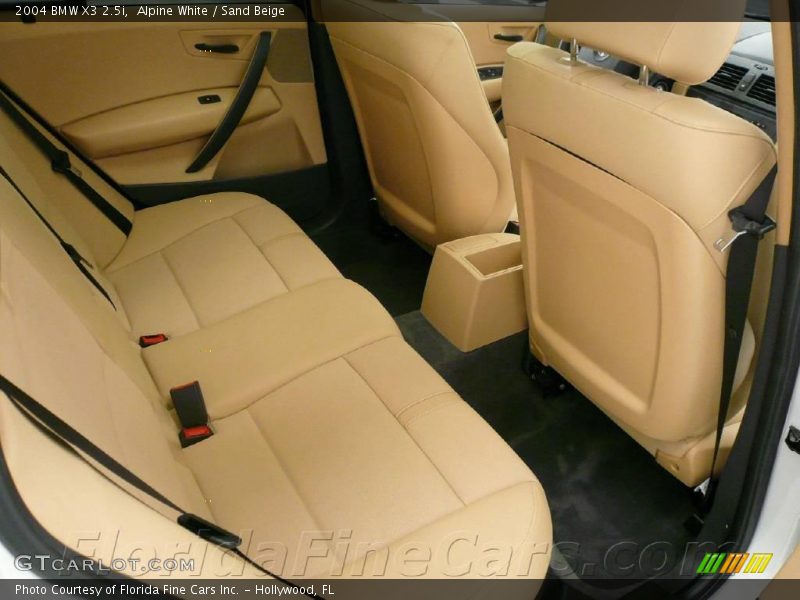 Alpine White / Sand Beige 2004 BMW X3 2.5i