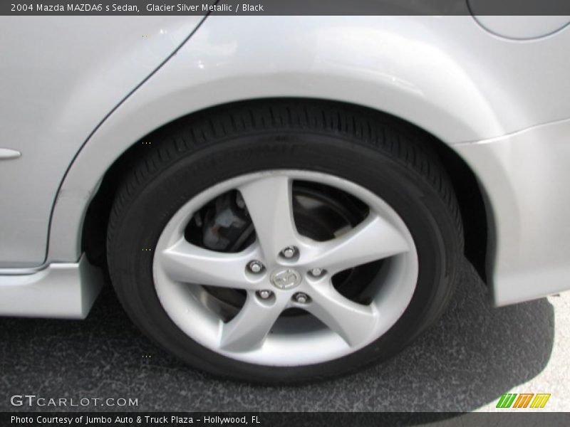 Glacier Silver Metallic / Black 2004 Mazda MAZDA6 s Sedan