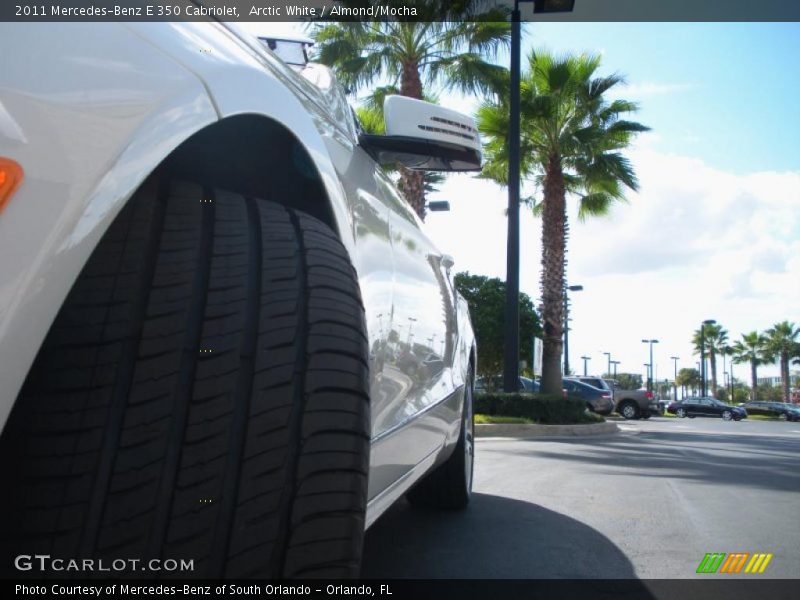 Arctic White / Almond/Mocha 2011 Mercedes-Benz E 350 Cabriolet