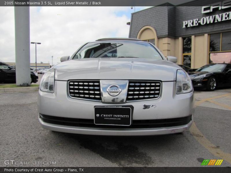 Liquid Silver Metallic / Black 2005 Nissan Maxima 3.5 SL
