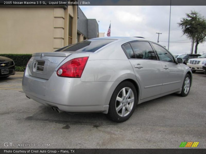Liquid Silver Metallic / Black 2005 Nissan Maxima 3.5 SL