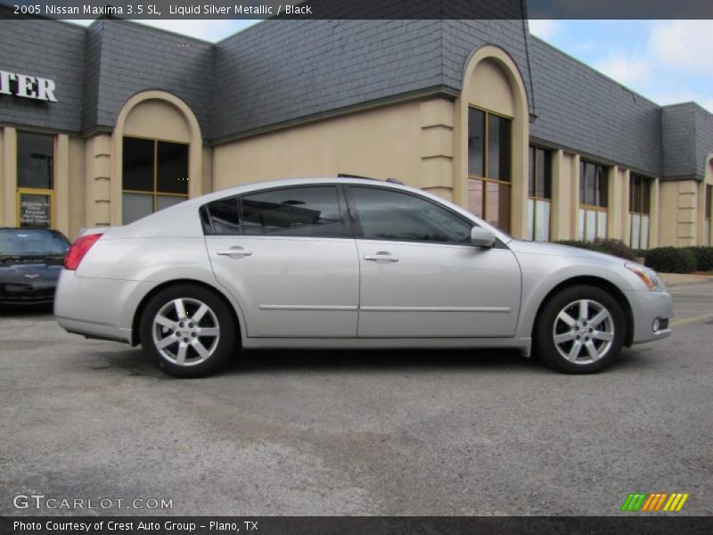 Liquid Silver Metallic / Black 2005 Nissan Maxima 3.5 SL