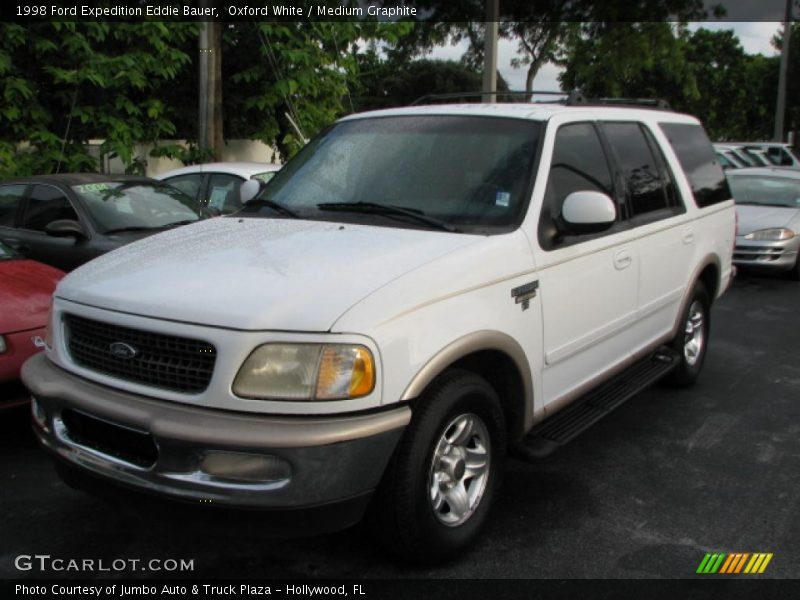 Oxford White / Medium Graphite 1998 Ford Expedition Eddie Bauer