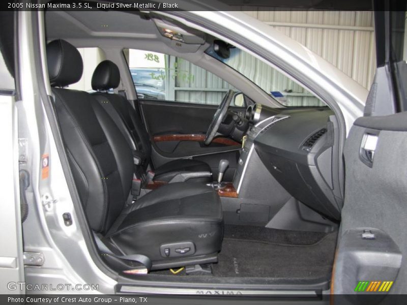 Liquid Silver Metallic / Black 2005 Nissan Maxima 3.5 SL