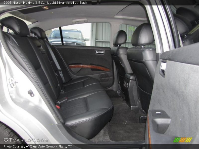 Liquid Silver Metallic / Black 2005 Nissan Maxima 3.5 SL