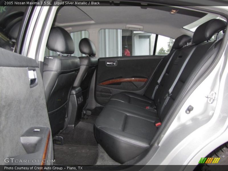 Liquid Silver Metallic / Black 2005 Nissan Maxima 3.5 SL