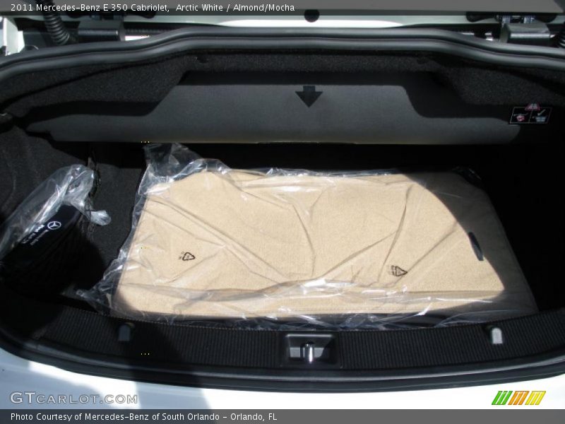  2011 E 350 Cabriolet Trunk