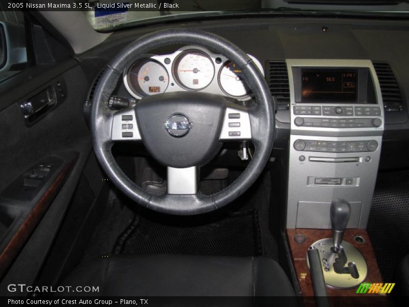 Liquid Silver Metallic / Black 2005 Nissan Maxima 3.5 SL