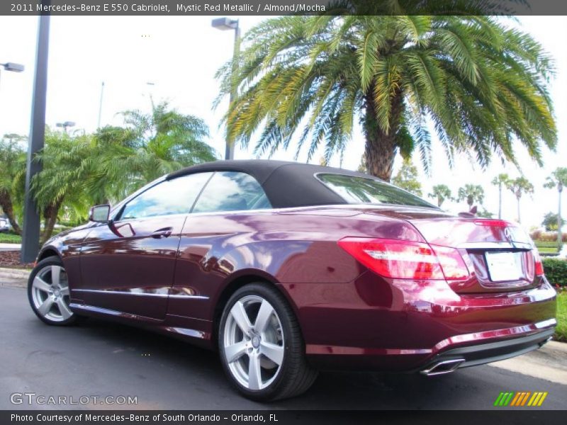  2011 E 550 Cabriolet Mystic Red Metallic