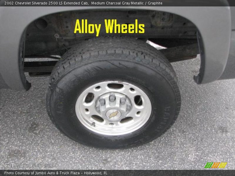 Medium Charcoal Gray Metallic / Graphite 2002 Chevrolet Silverado 2500 LS Extended Cab