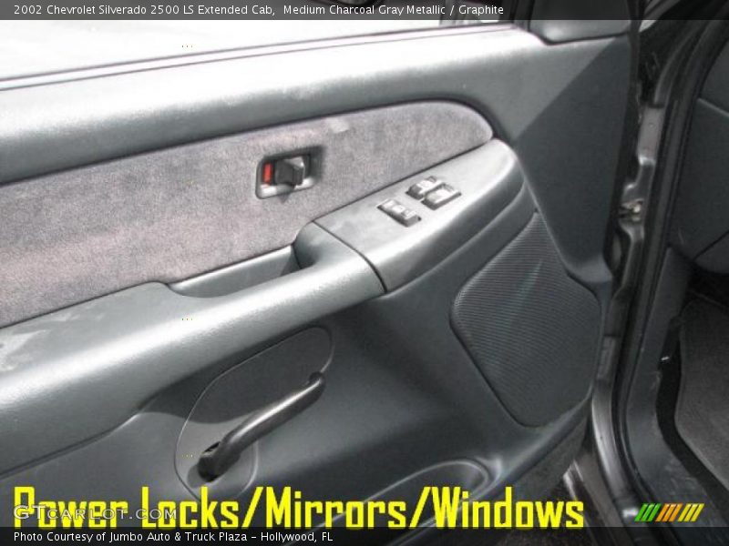 Medium Charcoal Gray Metallic / Graphite 2002 Chevrolet Silverado 2500 LS Extended Cab