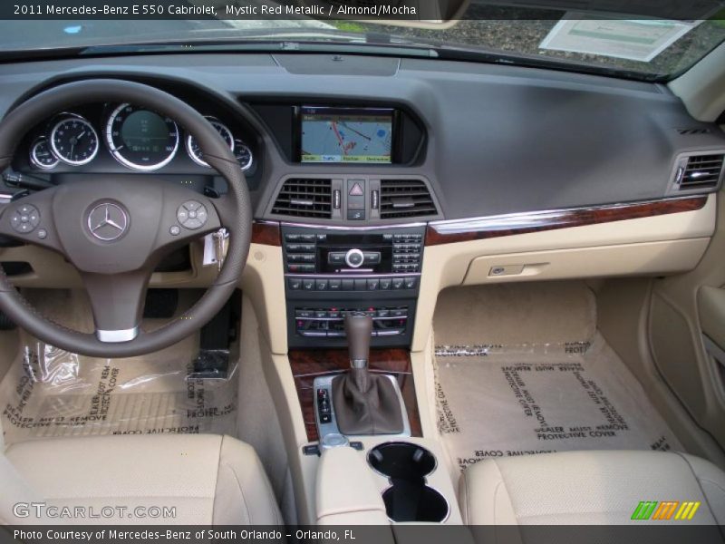Dashboard of 2011 E 550 Cabriolet