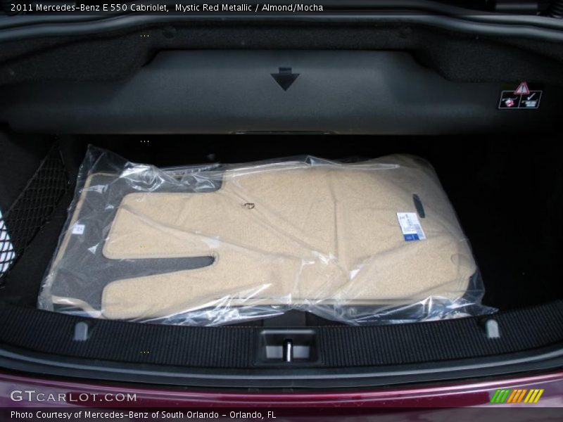  2011 E 550 Cabriolet Trunk
