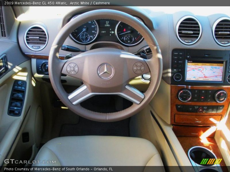 Arctic White / Cashmere 2009 Mercedes-Benz GL 450 4Matic