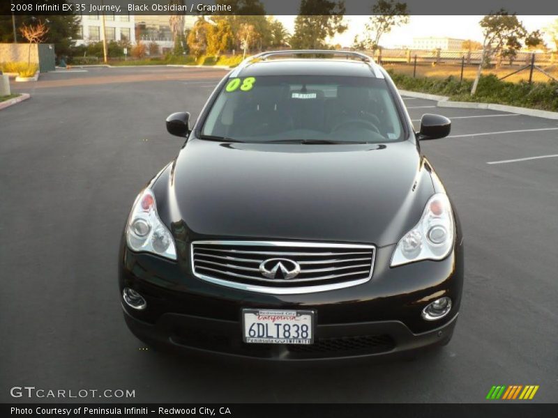 Black Obsidian / Graphite 2008 Infiniti EX 35 Journey