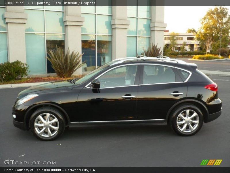 Black Obsidian / Graphite 2008 Infiniti EX 35 Journey