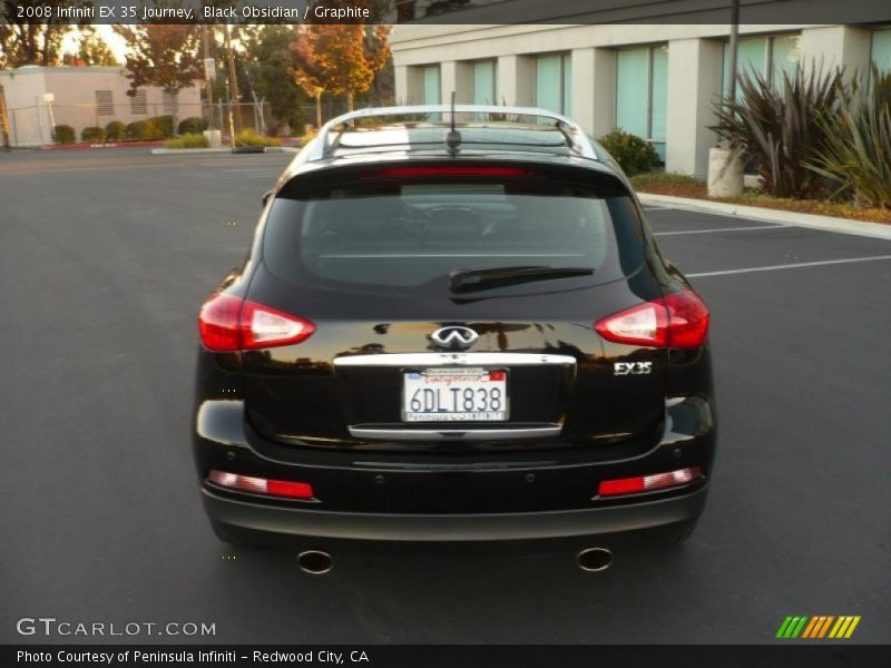 Black Obsidian / Graphite 2008 Infiniti EX 35 Journey