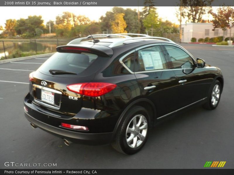 Black Obsidian / Graphite 2008 Infiniti EX 35 Journey
