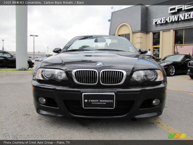 Carbon Black Metallic / Black 2005 BMW M3 Convertible
