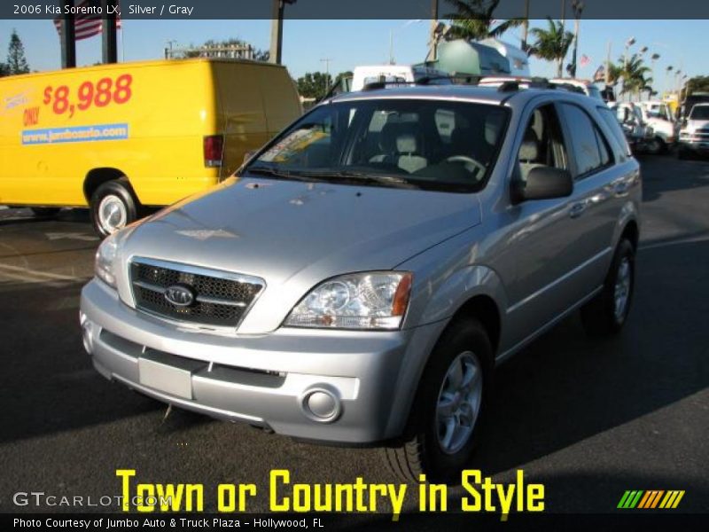Silver / Gray 2006 Kia Sorento LX