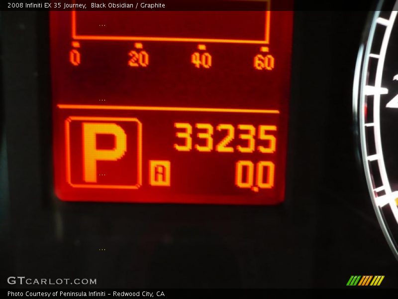 Black Obsidian / Graphite 2008 Infiniti EX 35 Journey