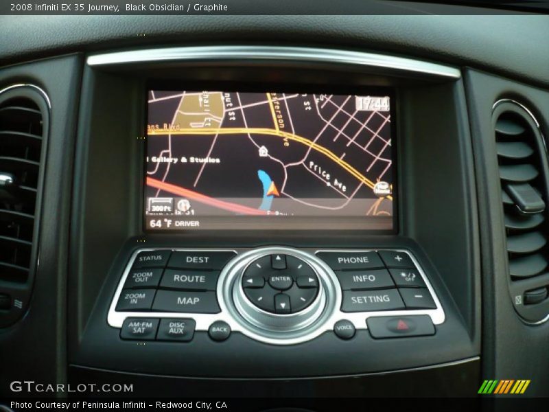 Black Obsidian / Graphite 2008 Infiniti EX 35 Journey