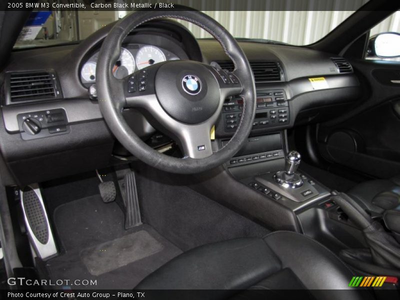 Black Interior - 2005 M3 Convertible 