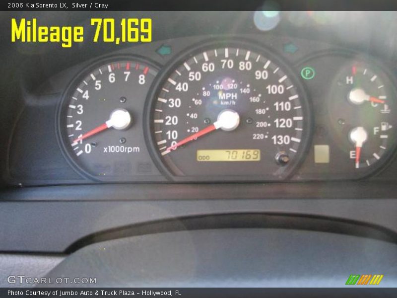 Silver / Gray 2006 Kia Sorento LX