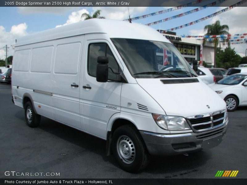Arctic White / Gray 2005 Dodge Sprinter Van 2500 High Roof Cargo