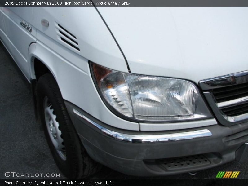 Arctic White / Gray 2005 Dodge Sprinter Van 2500 High Roof Cargo