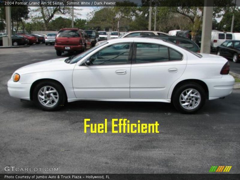 Summit White / Dark Pewter 2004 Pontiac Grand Am SE Sedan