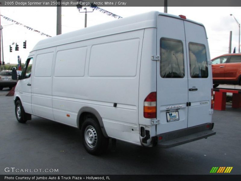  2005 Sprinter Van 2500 High Roof Cargo Arctic White