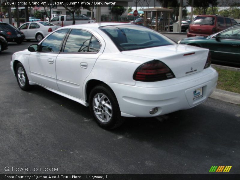 Summit White / Dark Pewter 2004 Pontiac Grand Am SE Sedan