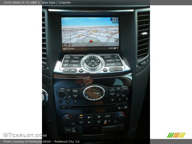 Controls of 2009 FX 50 AWD S