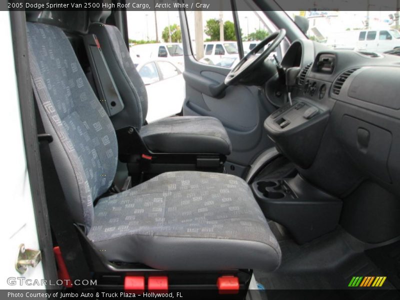Arctic White / Gray 2005 Dodge Sprinter Van 2500 High Roof Cargo