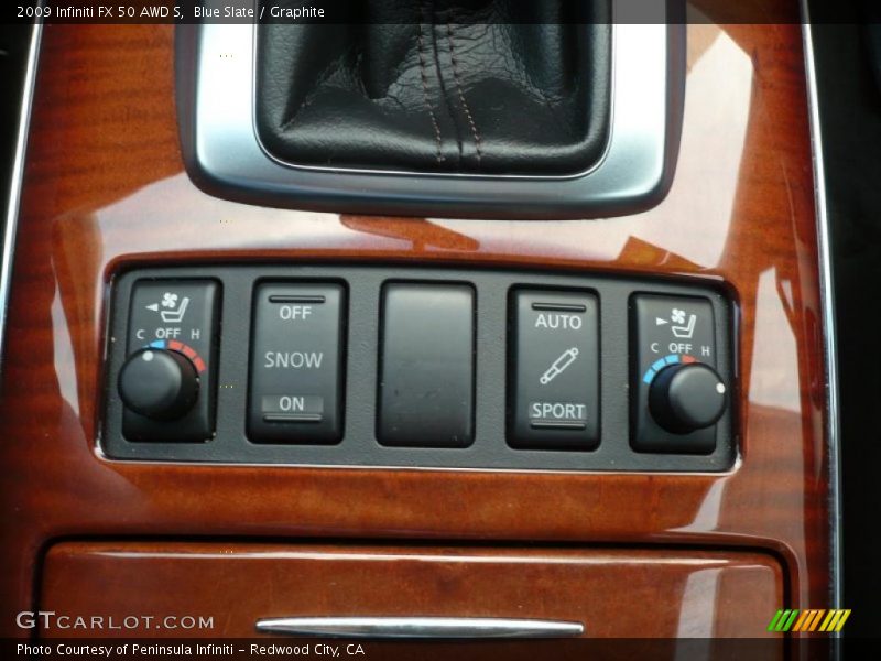 Controls of 2009 FX 50 AWD S