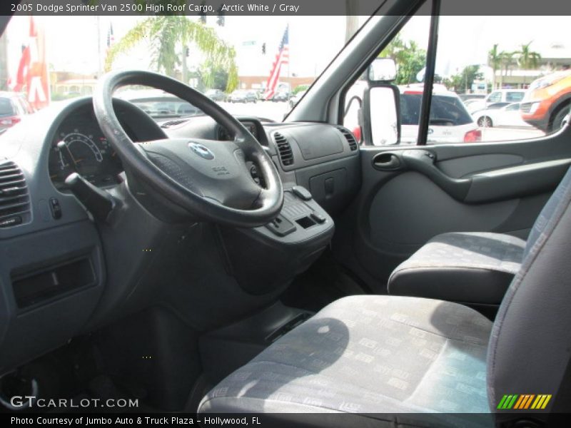 Arctic White / Gray 2005 Dodge Sprinter Van 2500 High Roof Cargo